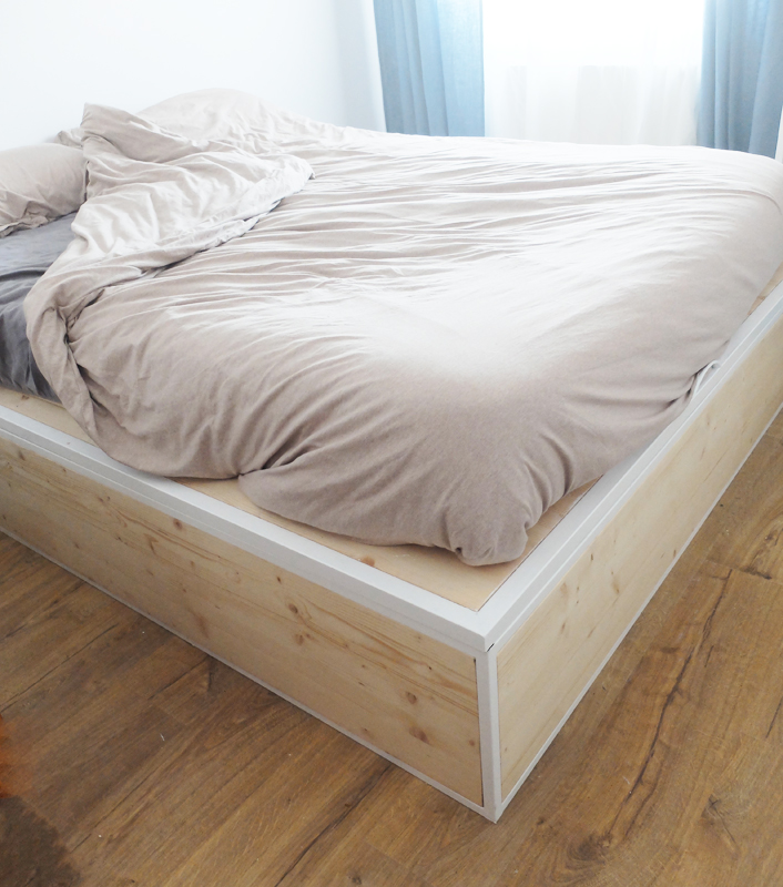 cama canapé madera