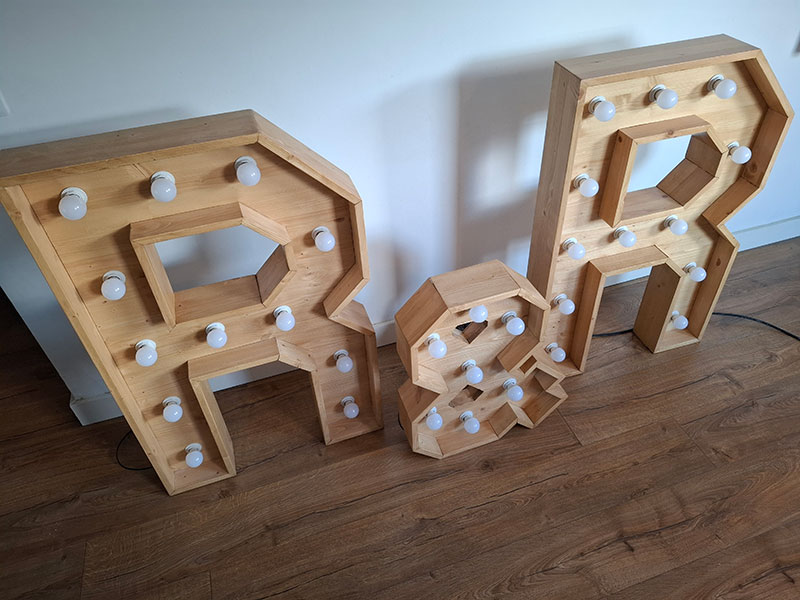 letras madera grandes