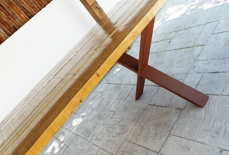mesa rústica madera
