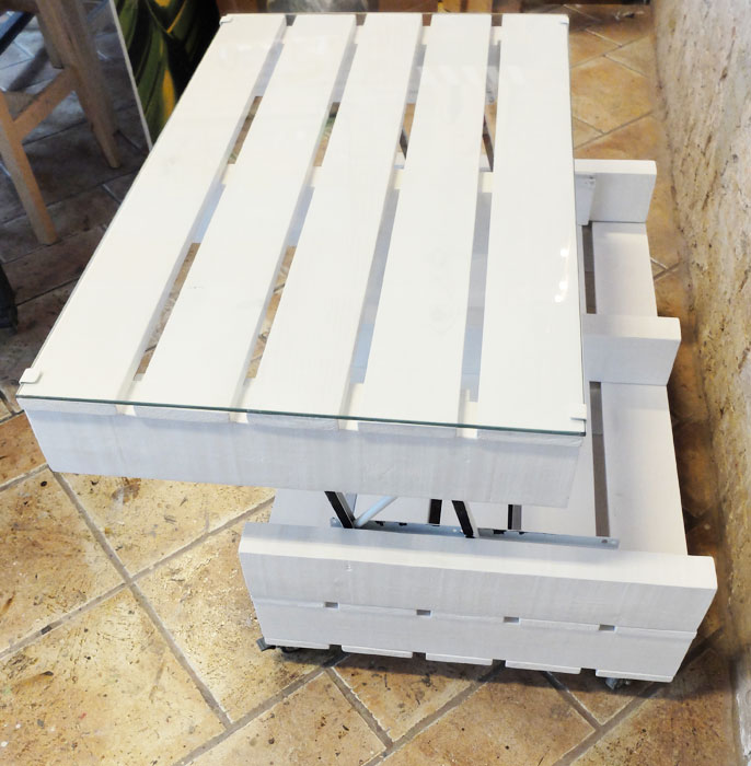 mesa madera elevable