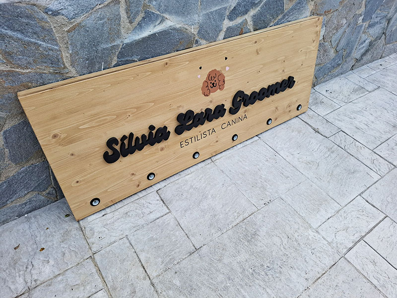 rotulo con bombillas